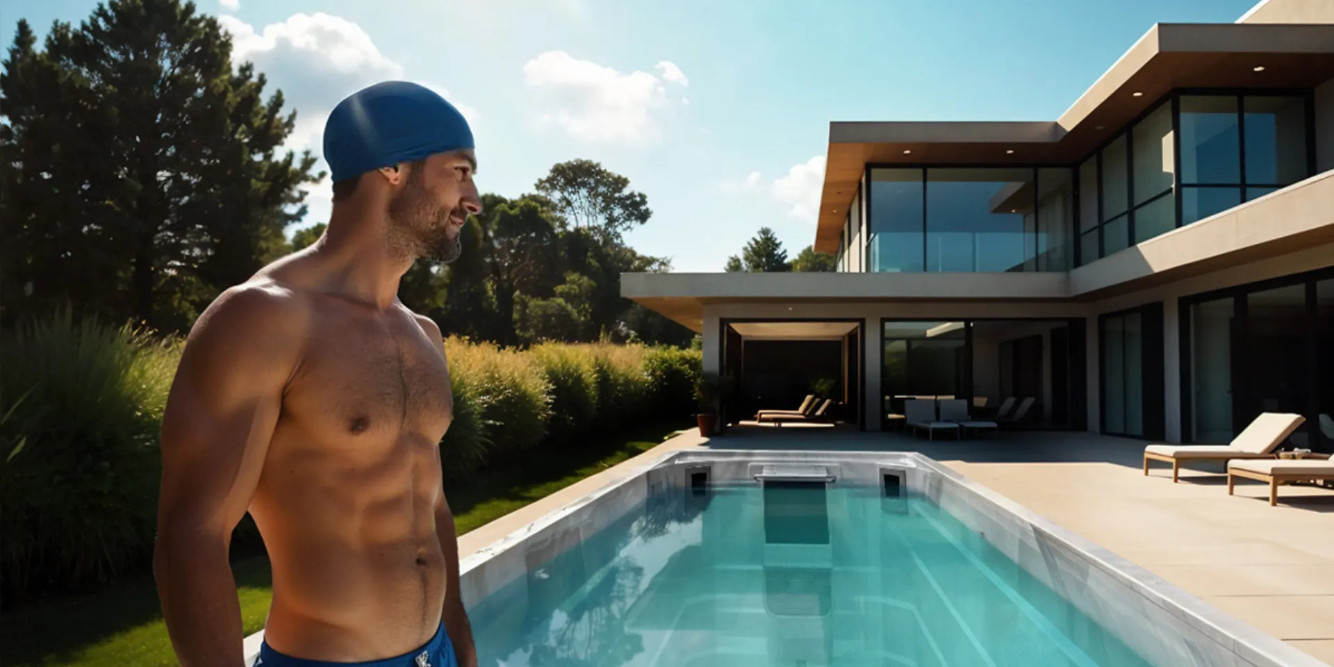 With a Swimming Pool in the Garden, We Aim to Focus on Health