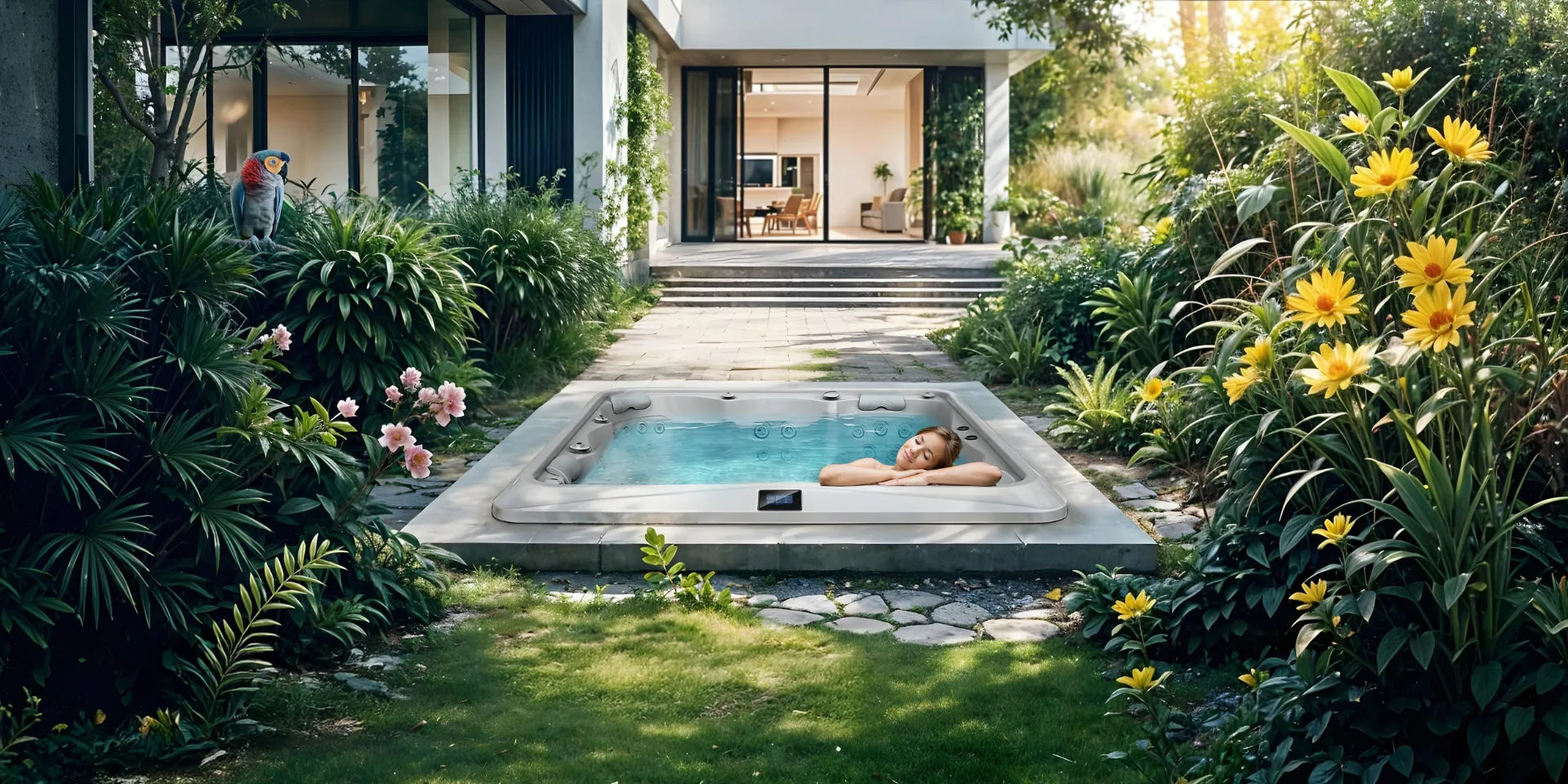 Experience Infinite Relaxation with the Infinity Hot Tub from BETA Wellness